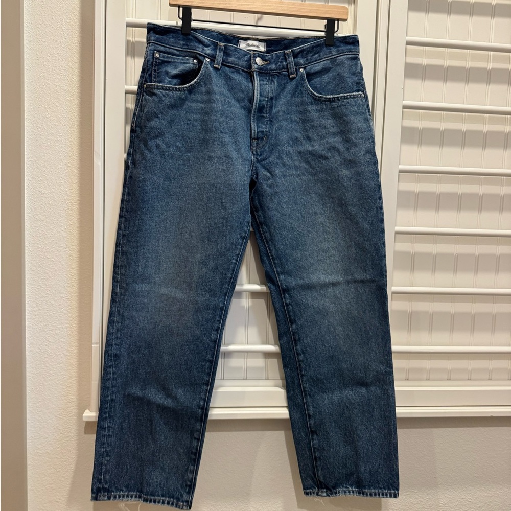 Madewell Women's The Dean Easy Straight Jeans - Classic Blue